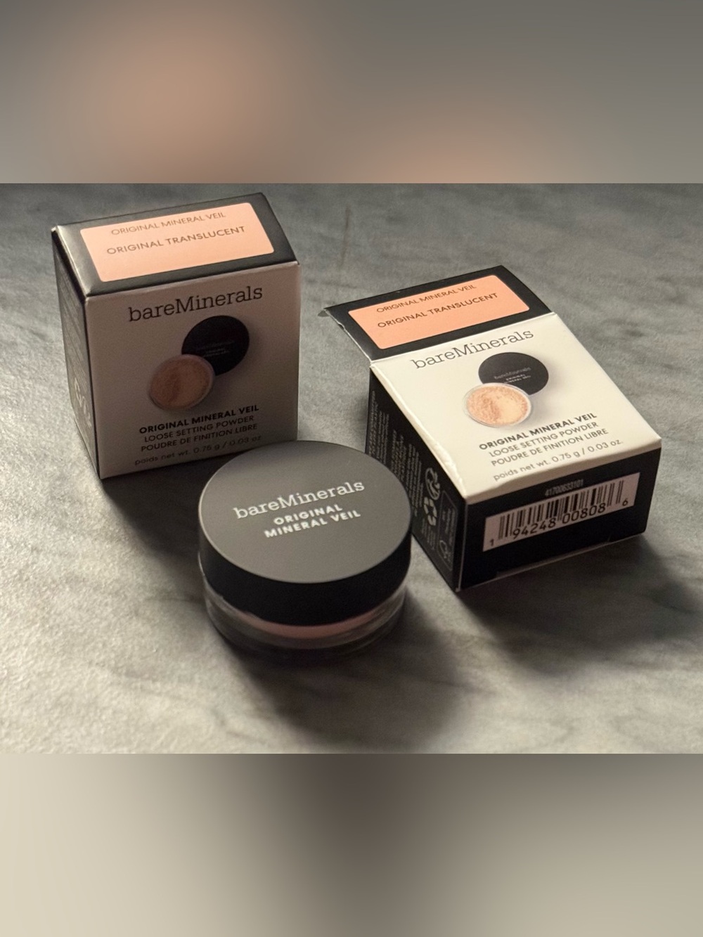 bareMinerals Original Mineral Veil Setting Powder Original Translucent 0.75g Set